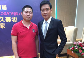 广州君临国际与明星合影