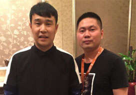 广州君临国际与明星合影